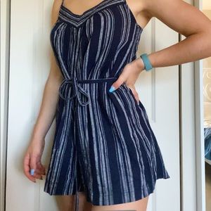 NWOT Striped Romper
